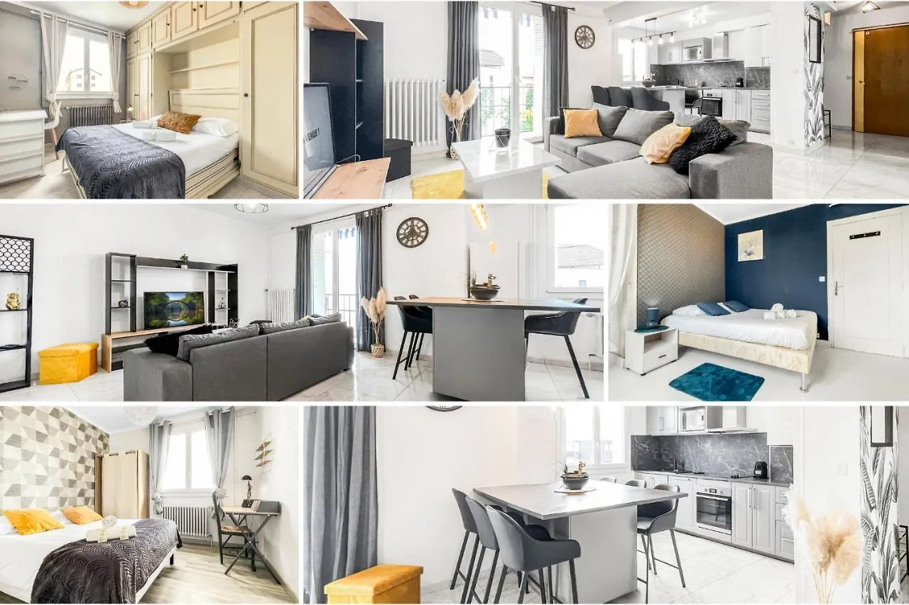 Coloc Capucin - Belle Colocation Avec 3 Chambres Independantes / Balcon Prive / Parking Collectif / Wifi Gratuit Annemasse Guest house