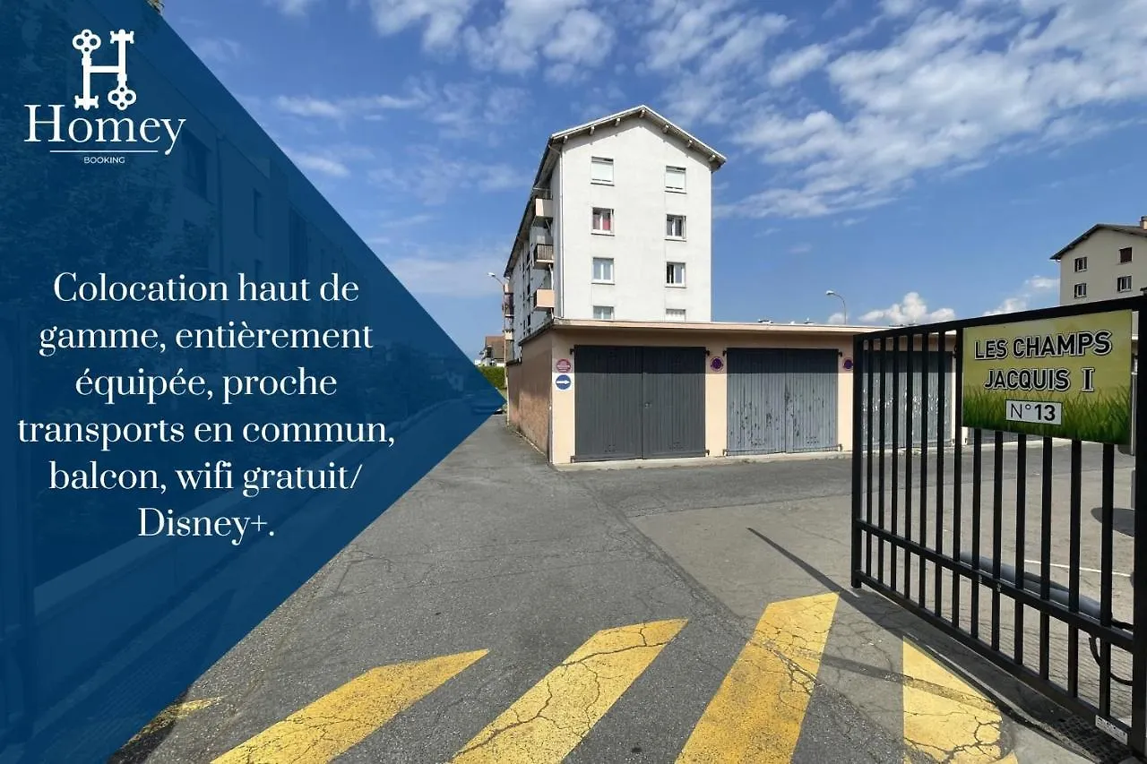 Coloc Capucin - Belle Colocation Avec 3 Chambres Independantes / Balcon Prive / Parking Collectif / Wifi Gratuit Annemasse 0*,